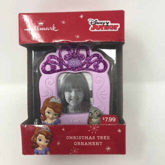 Hallmark Disney Junior Our Princess In Training Photo Ornament Princess Sophia - Picture 2 of 4